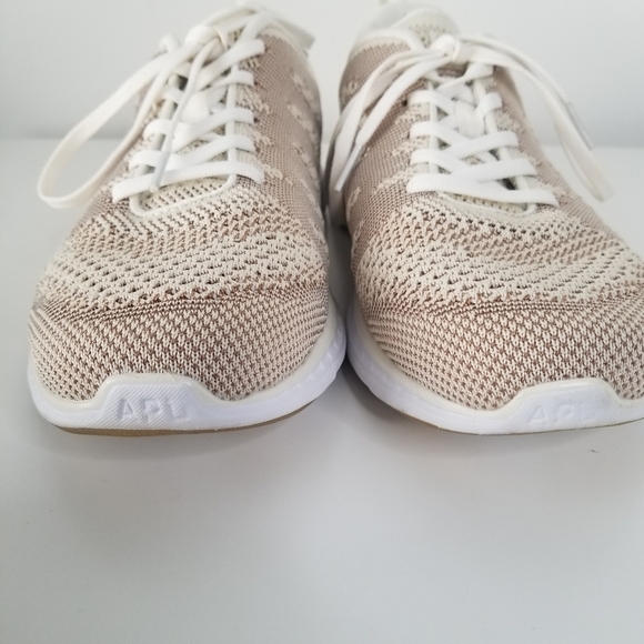 Athletic Propulsion Labs TecLoom Pro White Rose Gold Running Sneakers Size 11 - Picture 8 of 12